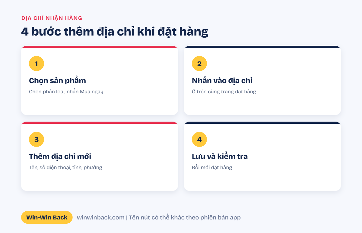 4 bước thêm địa chỉ nhận hàng TikTok Shop khi đặt hàng